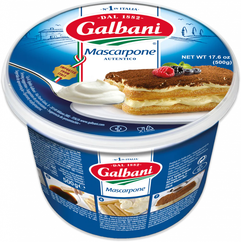 Galbani Mascarpone Imported Italian, 17.6 oz | 500g
