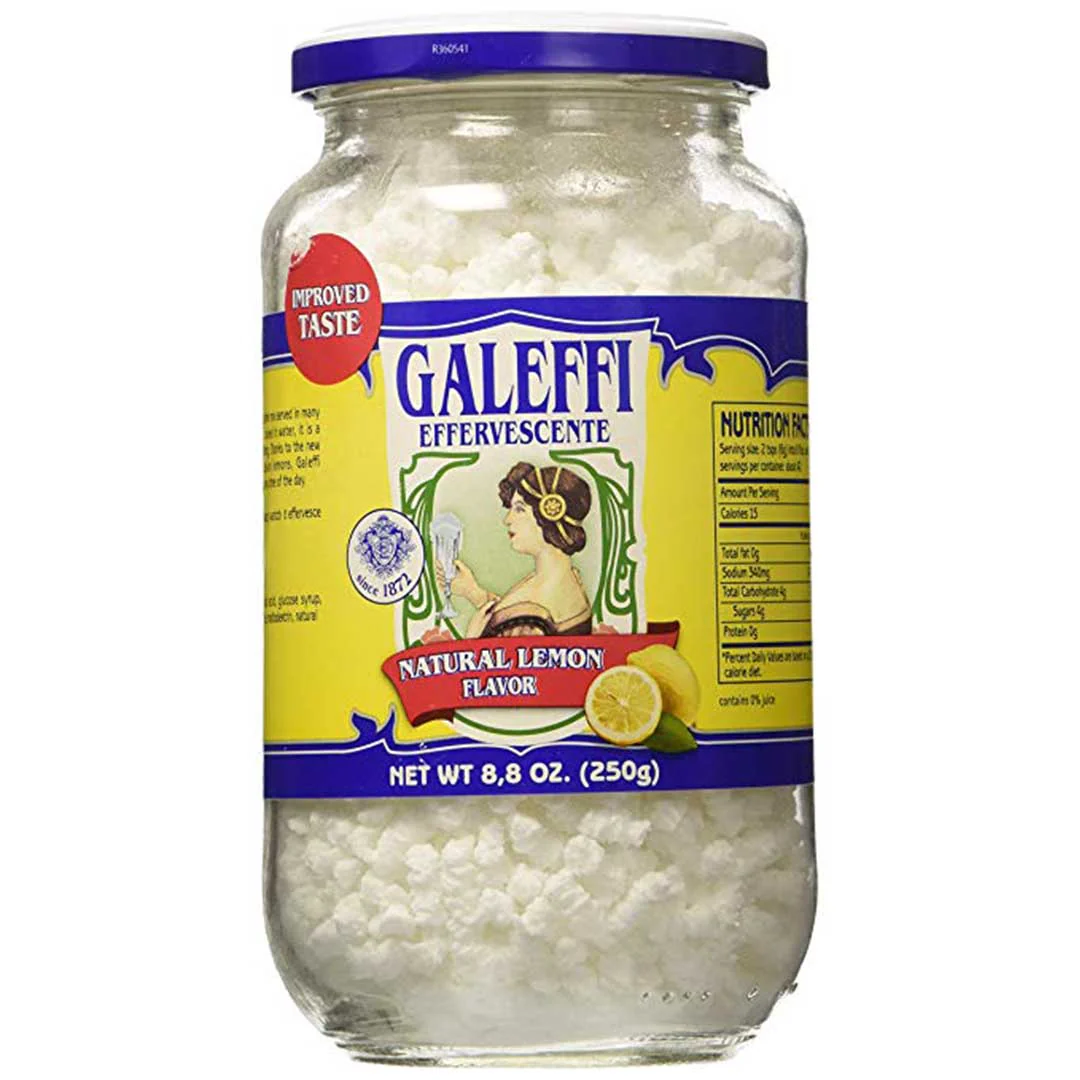 Galeffi Effervescent Antacid Lemon Flavor – 8.8 oz (250g) | Italian Digestive Powder