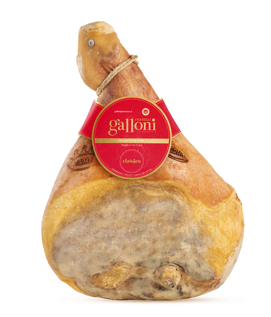 Galloni Red Label Prosciutto Di Parma, Bone In, Aged 16 months, Approx. 22 lb