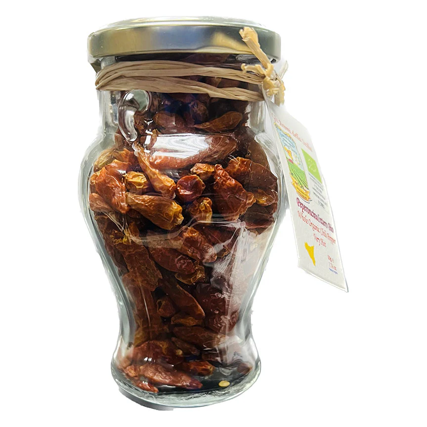 Gangi Dante Whole Organic Chili Pepper, Very Hot, 1.76 oz | 50g - Image 2