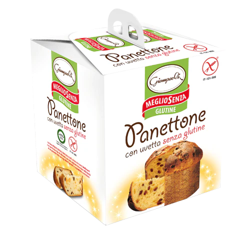 Giampaoli Gluten-Free Lactose-Free Panettone with Candied Fruit, 14.11 oz | 400g - Image 4