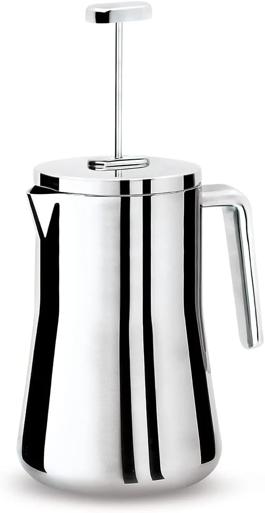 Giannini 3 cup French press/infuser, Thermic with Double Wall Stainless Steel - Image 2
