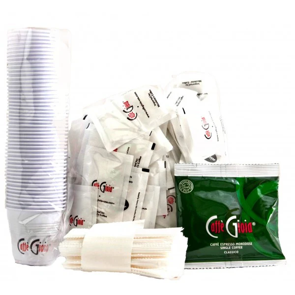 Gioia DECAFFEINATED Espresso PODS - 150 pods (7gr each) - Image 2