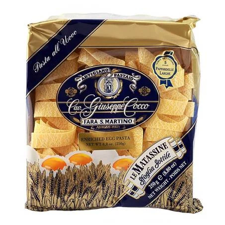 Giuseppe Cocco – Large Pappardelle Egg Pasta #A16 8.8 oz (250 g) - Image 3