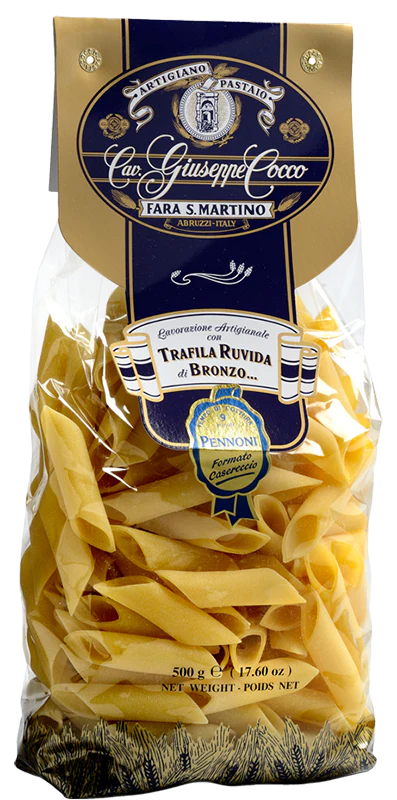 Giuseppe Cocco Pennoni Pasta, #A83, 17.6 oz | 500g