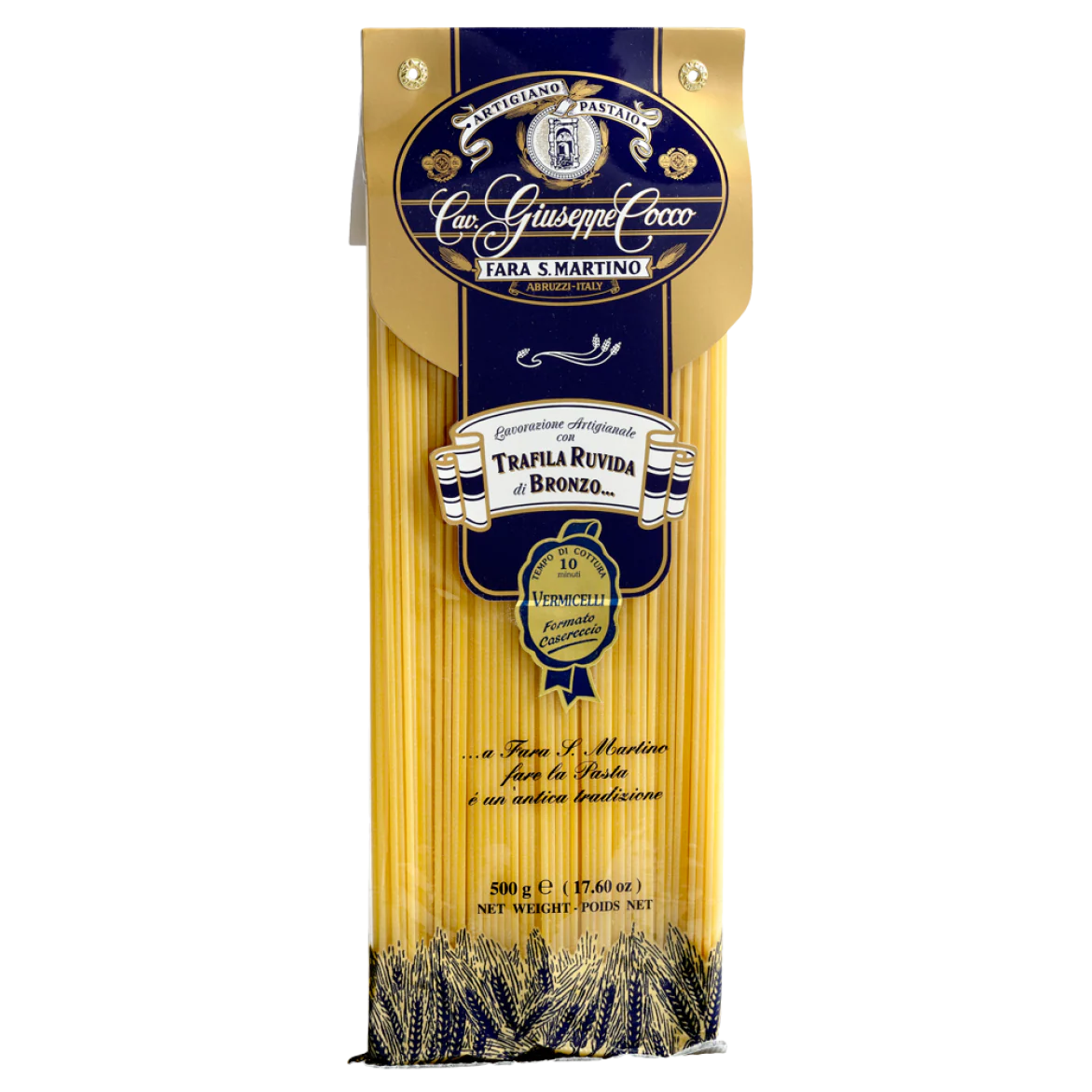 Giuseppe Cocco Vermicelli, #A40, 17.6 oz - 500g