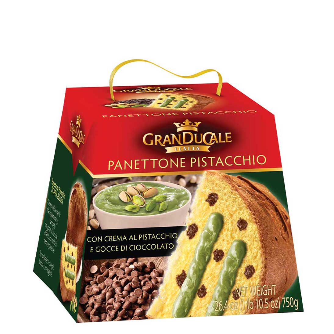 Granducale Pistachio Panettone, 26.4 oz | 750g