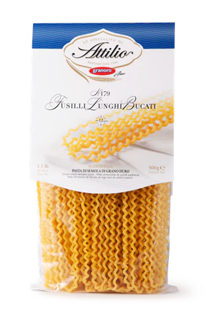 Granoro Attilio Fusilli Lunghi Bucati Pasta  #179, 1.1lb