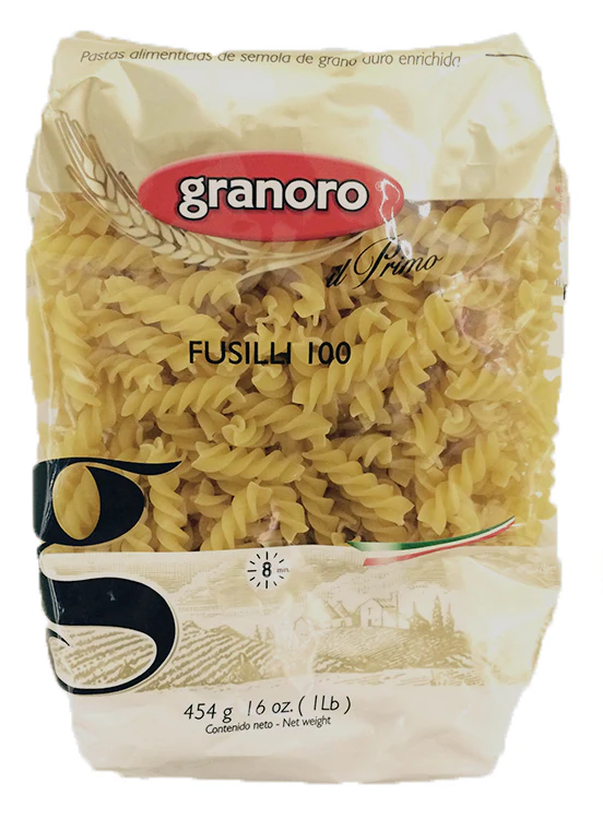 Granoro Fusilli Pasta, #100, 1lb