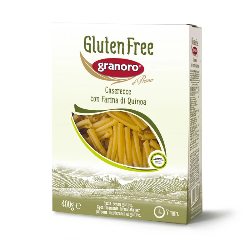 Granoro Gluten Free Caserecce, Quinoa Flour, #473, 14.1 oz | 400g