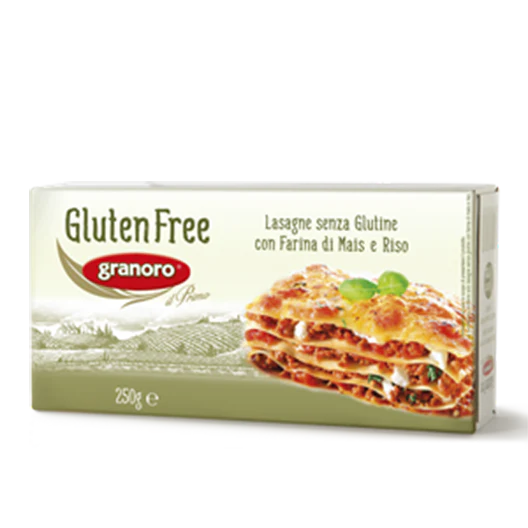 Granoro Gluten Free Lasagne, Corn & Rice, #470, 8.8 oz | 250g