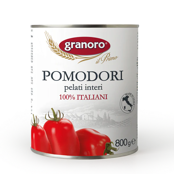 Granoro Italian Peeled Tomatoes, 100% Italian Tomatoes, 54 oz | 2550g
