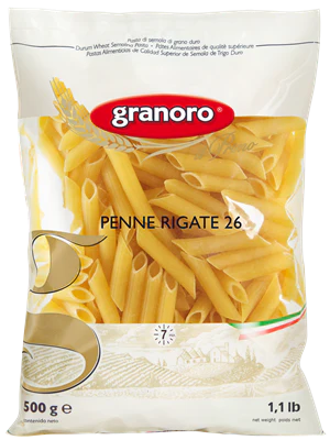 Granoro Pennette Rigate Pasta #26, 1lb