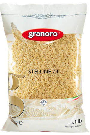 Granoro Stelline Pasta #74, 1.1lb