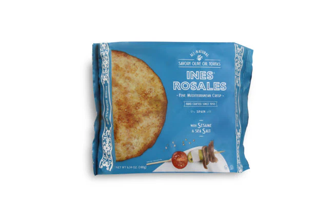 Ines Rosales Sesame and Sea Salt Torta, 6.34 oz | 180g - Image 2