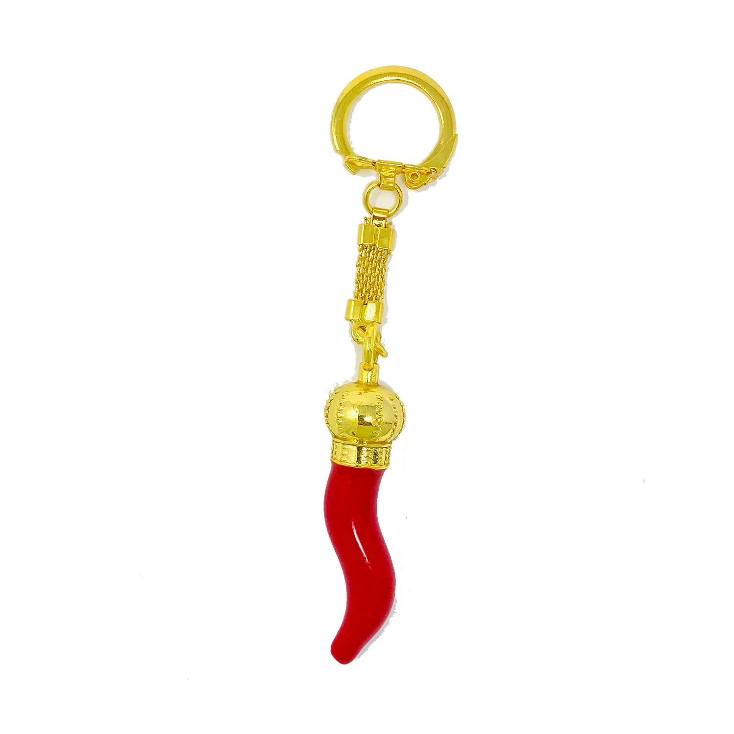 Italian Horn Keychain – Metal – Cornicello