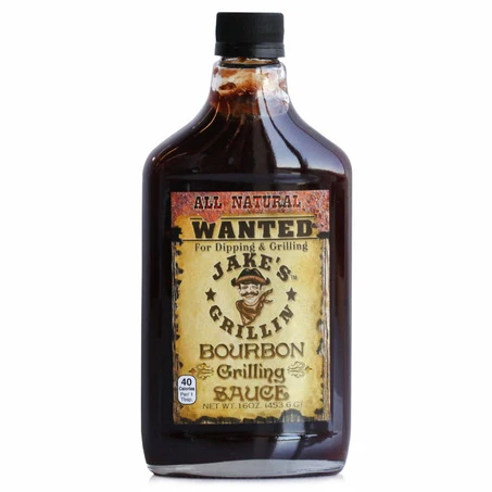 Jake's Grillin' Bourbon BBQ Sauce, 16 oz