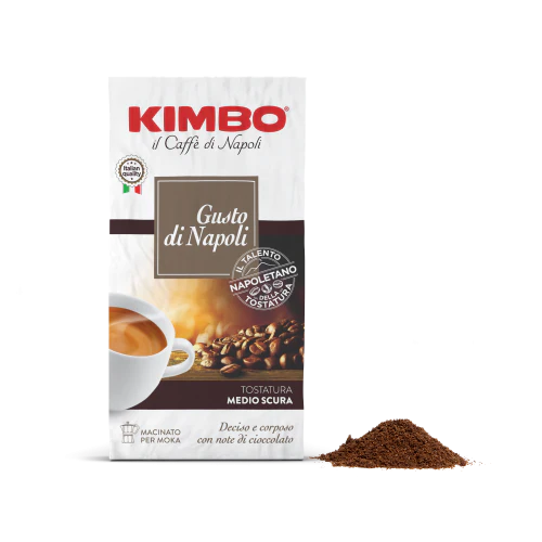 Kimbo Gusto di Napoli, Caffe di Napoli Ground Coffee, Brick Pack