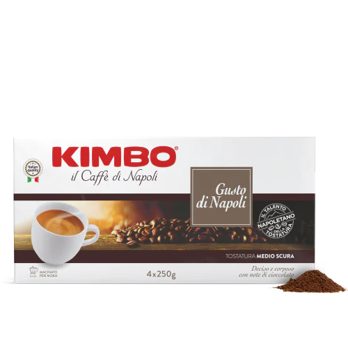 Kimbo Gusto di Napoli, Caffe di Napoli Ground Coffee, Brick Pack - Image 2