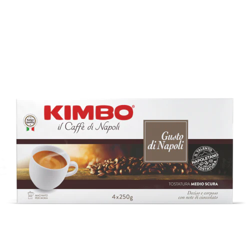 Kimbo Gusto di Napoli, Caffe di Napoli Ground Coffee, Brick Pack - Image 3