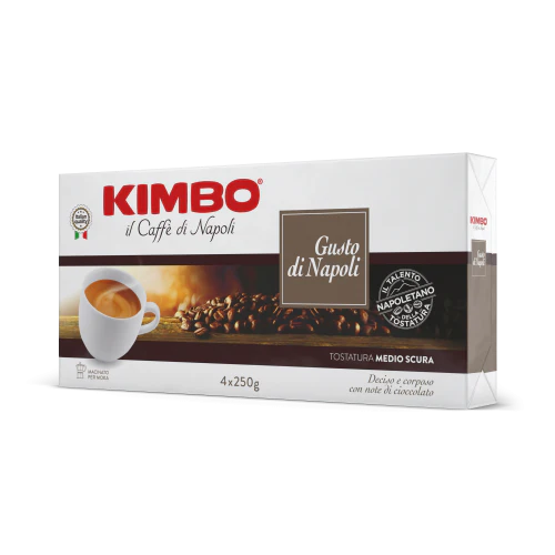 Kimbo Gusto di Napoli, Caffe di Napoli Ground Coffee, Brick Pack - Image 4