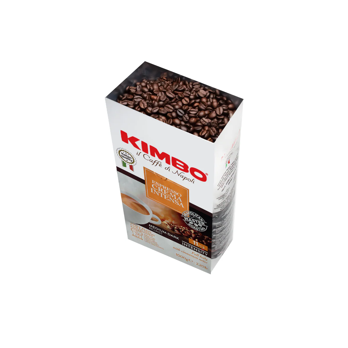 Kimbo Espresso Crema Intensa Beans, Medium Dark Roast, 2.2 Lbs Bag - Image 3