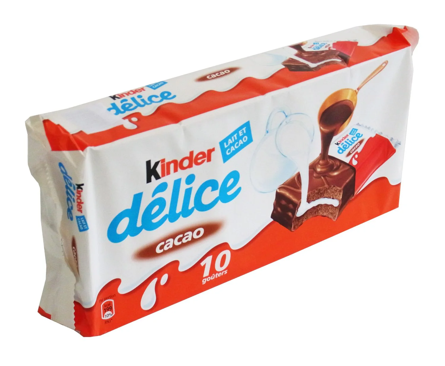 Kinder Delice Chocolate Cake, Made in Italy, 10 pk