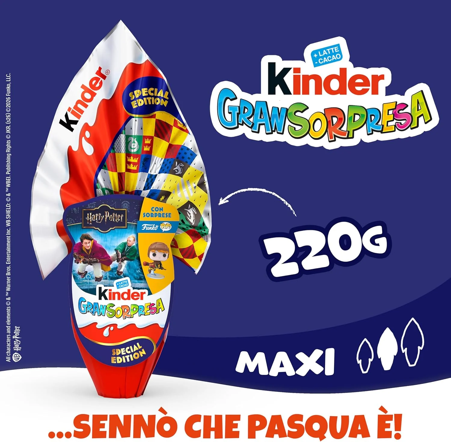 Kinder GranSorpresa Maxi Harry Potter Special Edition Easter Egg, 7.76 oz | 220g - Image 2