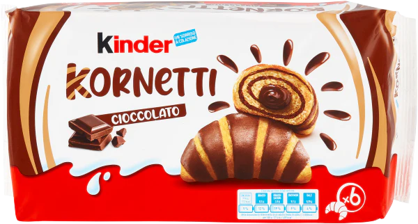 Kinder Kornetti Croissant With Chocolate Filling, 6 Pack - Image 2