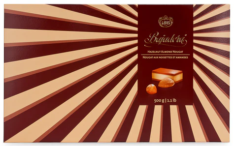 Kras Bajadera Hazelnut Almond Nougat, 1.1 lb | 500g