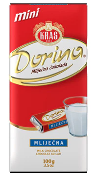 Kras Dorina Milk Chocolate Bar, 2.8 oz | 80g - Image 2