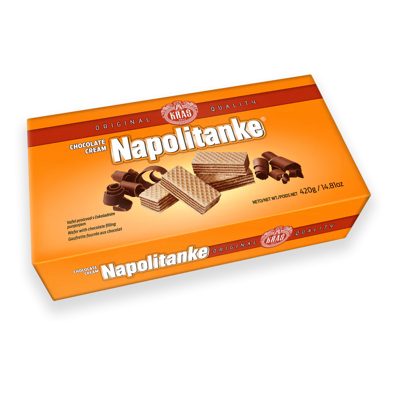 Kras Napolitanke Chocolate Cream Wafers, 420g - Image 2