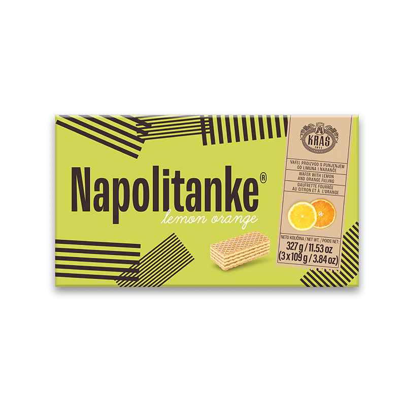 Kras Napolitanke Lemon Orange, 11.53 oz | 327g
