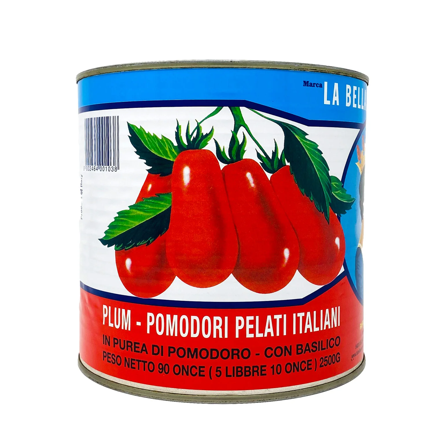 La Bella San Marzano Italian Peeled Tomatoes, 90 oz | 5 lb. 10 oz - Image 3