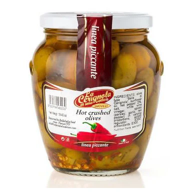 La Cerignola di una volta - Hot Crushed Olives, 19.40 oz | 580 ml