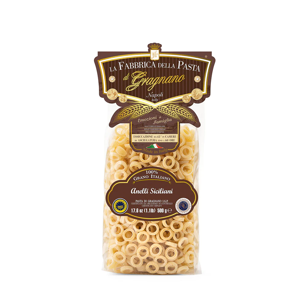 La Fabbrica della Pasta Anelli Siciliani – #453, 17.6 oz | 500g