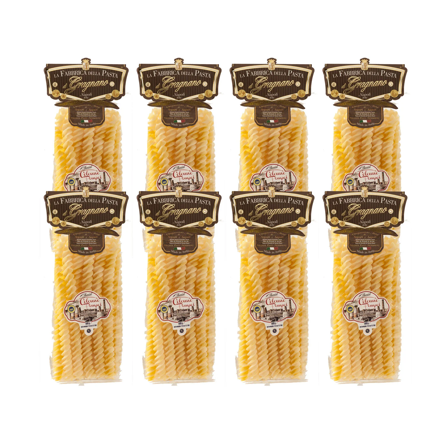 La Fabbrica Della Pasta Colonne Pompei, Giant Fusilli, 17.6 oz - Image 4