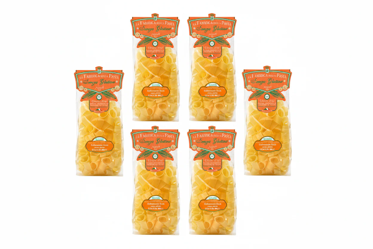 La Fabbrica Della Pasta Gluten Free Calamarata Liscia, #139, 17.6 oz | 500gr - Image 3