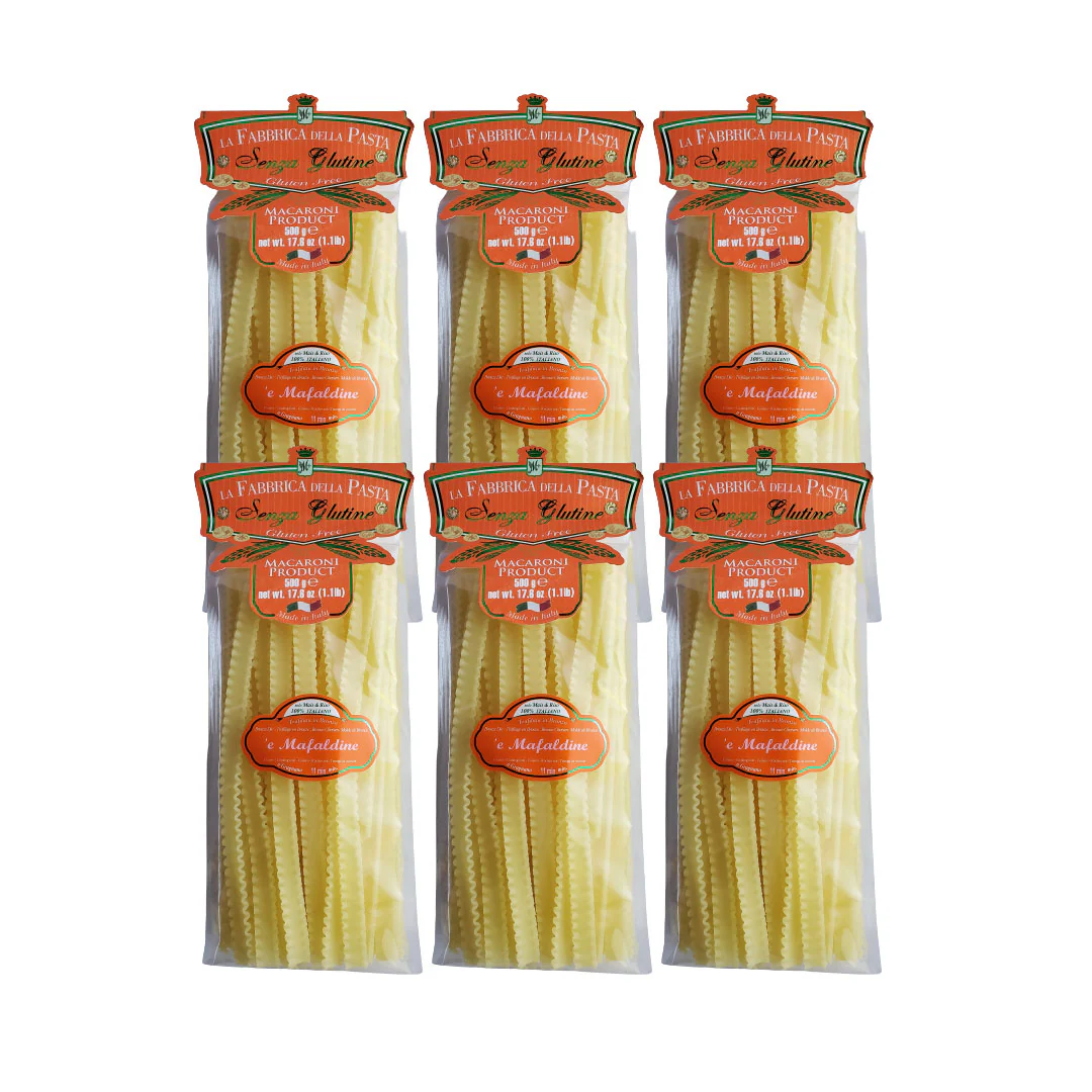 La Fabbrica Della Pasta Gluten Free Mafaldine, #105, 17.6 oz | 500g - Image 5