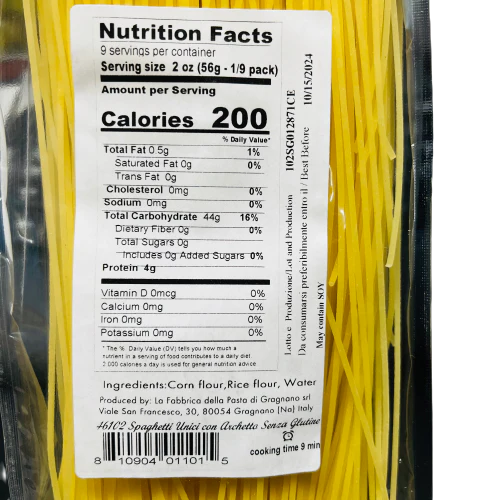 La Fabbrica Della Pasta Gluten Free Spaghetti, #102, 17.6 oz | 500g - Image 4