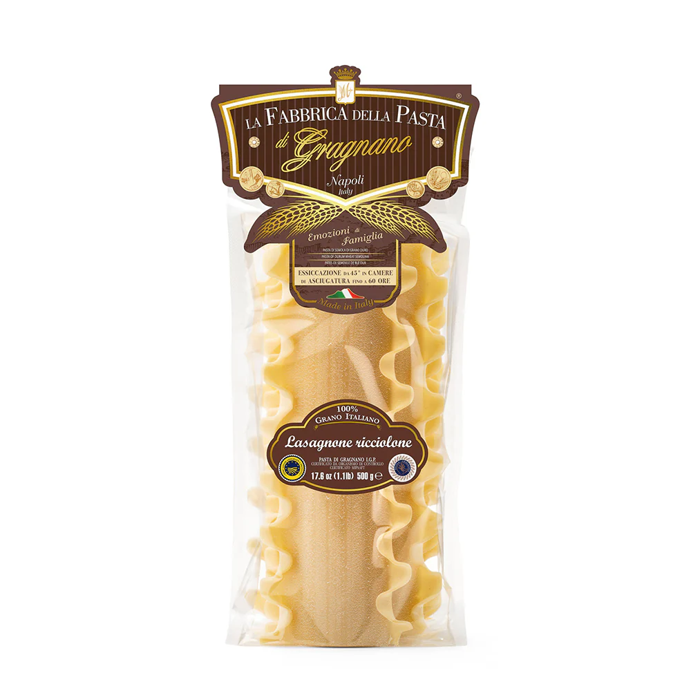 La Fabbrica Della Pasta 'o Lasagnone Ricciolone, #566, 17.6 oz | 500gr