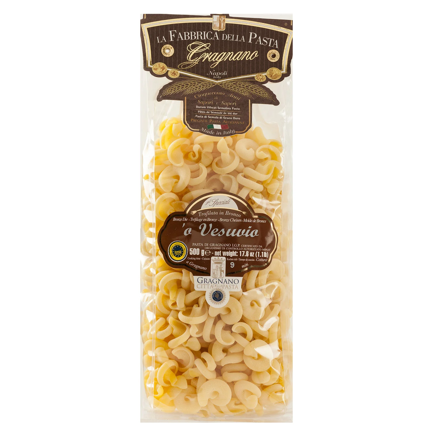 La Fabbrica Della Pasta 'o Vesuvio, #540, 17.6 oz | 500gr - Image 3