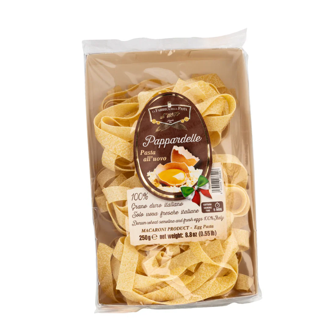 La Fabbrica Della Pasta Pappardelle Egg Pasta, #640, 8.8 oz | 250g