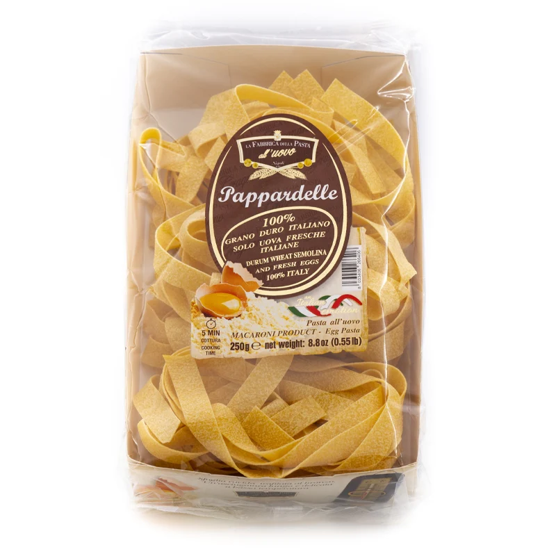 La Fabbrica Della Pasta Pappardelle Egg Pasta, #640, 8.8 oz | 250g - Image 2