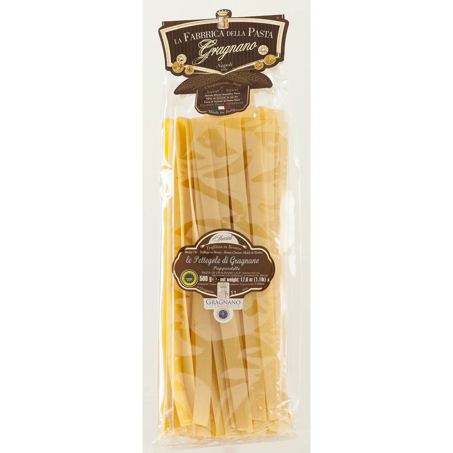 La Fabbrica Della Pasta 'e Pettegole, Pappardelle, #510, 17.6 oz | 500gr - Image 3