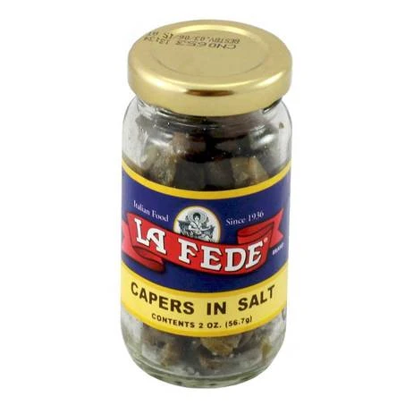 La Fede Capers in Salt, 2 oz Jar