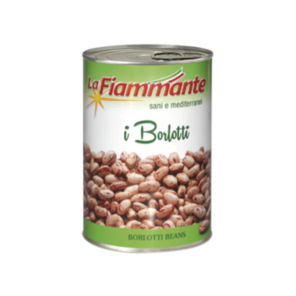 La Fiammante Borlotti Beans, 14 oz | 400g