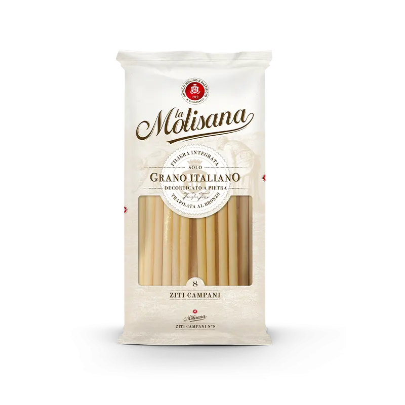 La Molisana Ziti Campani, Long Ziti #8, 1.1 lb | 500g