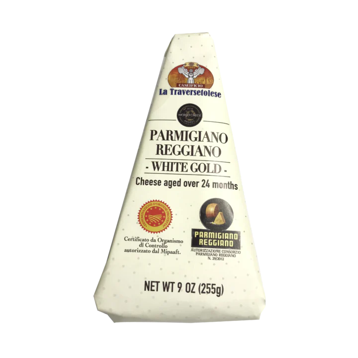 La Traversetolese "White Gold" Parmigiano Reggiano 24 Month, 9 oz | 255g