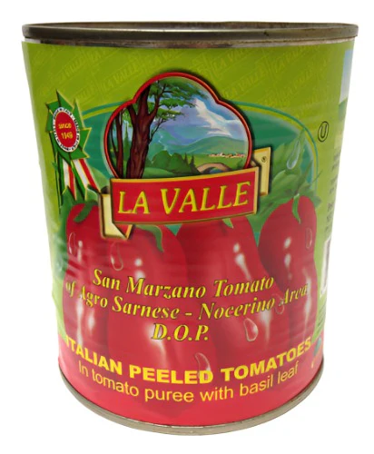 La Valle D.O.P San Marzano Tomato Italian Peeled Tomatoes, 28oz